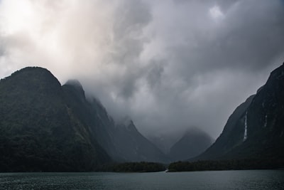 Grey cloudy sky castle peak
